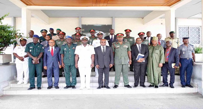 DES STAGIAIRES DE LA NATIONAL DEFENSE COLLEGE DU NIGERIA EN CÔTE D'IVOIRE